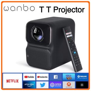 [GLOBAL VERSION] Wanbo Smart Projector TT 1080P Portable Mini Home Theater Projector Auto Focus 650ANSI With 2.4GHZ/5GHZ