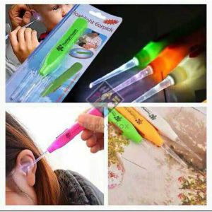 CHB LED Light Ear Spoon Ear Picking Tool Ear Wax Remover Cleaner Ear Pick