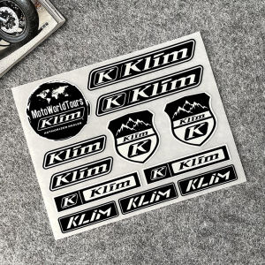 Reflective Motorcycle Stickers Klim Helmet Decal Decor Motorbike Scooter Locomotive Body Windshield Tail Box Accessories for BMW S1000R S1000RR M1000XR R1200GS R1250GS Adventure