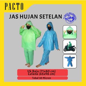 harga grosir jas hujan plastik setelan tebal murah 10 lusin