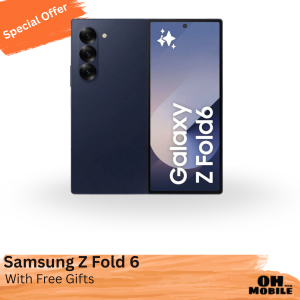 Samsung Galaxy Z Fold 6 -12+256gb 512gb-Black Blue Pink wiyh glass nd Charger