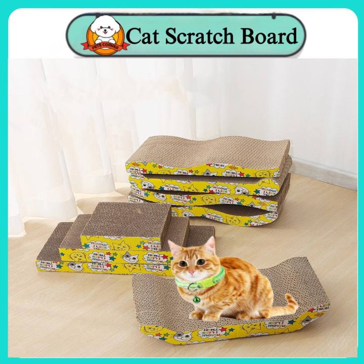 Cat Scratch Board Cat Pad Corrugated Cardboard Lazada PH