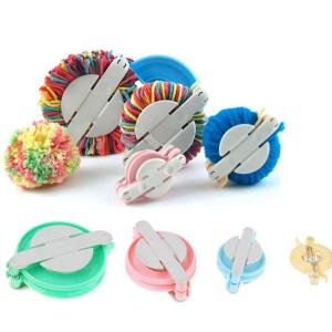 GIORGIONE 4 Sizes DIY Pom Pom Craft Knitting Tool Pompom Maker Set Fluff Ball Weaver