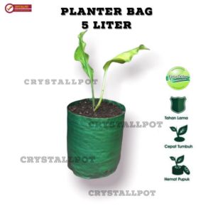 Planter Bag Easy Grow 5 Liter No Handle Untuk Pot Tanaman - PLANTER BAG 5 LITER EASY GROW