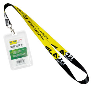 สายคล้องบัตร พนักงาน Flash พร้อมกรอบพลาสติกใส่บัตร มีบริการเก็บเงินปลายทาง