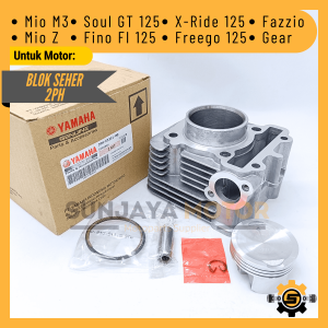 Block Boring Silinder Kualitas Original Yamaha 2PH Blok Seher Mio M3 Soul GT Fino FI XRide 125 Freego Fazzio Mio Gear Ori YGP
