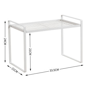 ชั้นวางอเนกประสงค์ ชั้นวางบนเคาน์เตอร์ครัว ชั้นเก็บของหลายชั้น คัดแยกและจัดเก็บของกระจุกกระจิก รับน้ำหนักได้ดี