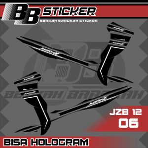 STICKER PREMIUM BISA HOLOGRAM Striping Jupiter Z Burhan Sticker Striping Jzb 12