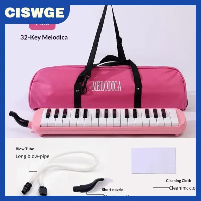 CISWGE 32 Phím Melodica Với Melodica Túi Pianica Ống Miệng Harmonica Organ Người Mới Bắt Đầu Nhạc Cụ Kid Quà Tặng