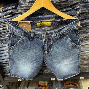 MC WISCER Celana Pendek Pria Jeans Terbaru Model Diatas Lutut Kekinian Bahan Denim Pola Skinny Viral Denim