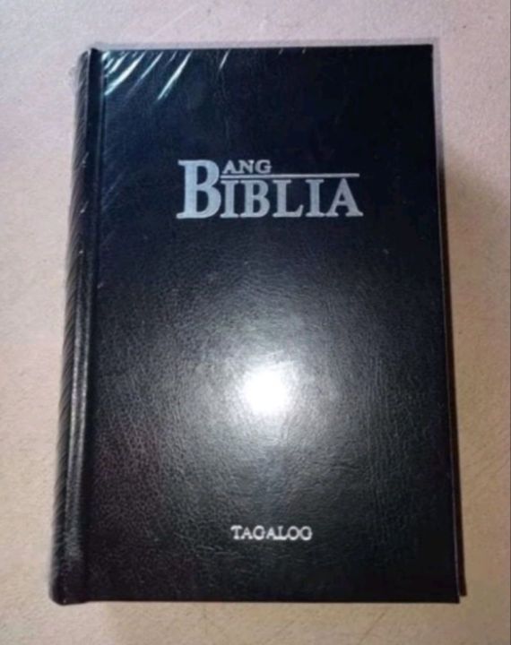 ANG BIBLIA TAGALOG, OLD AND NEW TESTAMENT, HARDBOUND, SILVER EMBOSSED