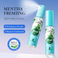 Penghilang Bau Mulut Spray /Mouth Semprotan/Daun Mint Pengharum Mulut/Natural Fresh Mouth Spray/Anti Bau Mulut Penyegar Nafas Tahan Lama Pengharum Penyegar Menghilangkan Bau Mulut Nafas segar Mouth Spray Breath Freshener Oral Spray100%. 