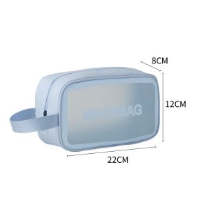 Túi Đựng Mỹ Phẩm Đồ Trang Điểm Đi Du Lịch Luxury Washbag Trong Suốt Chống Thấm Nước Tiện Lợi WB02