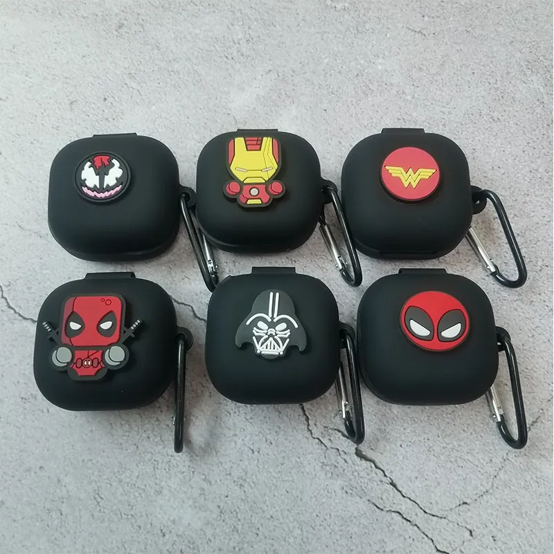 Silicone Marvel Earphone Case for Samsung Galaxy Buds FE Buds