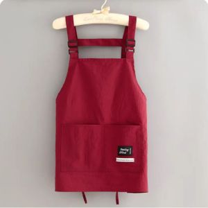 CXXP Professional Barber Apron 2 Sizes Breathable Working Clothes Large Pocket Cooking Aprons for Hairdressing