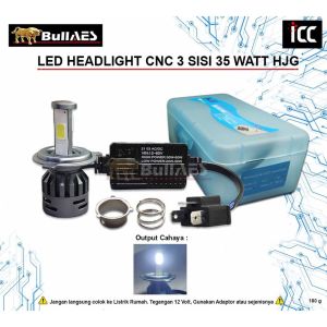 LAMPU DEPAN LED H4 H6 35WATT ALUMUNIUM MOTOR MOBIL BEST SELLER