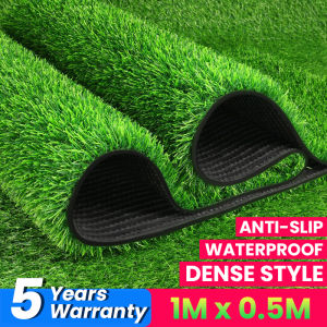 1M*25M Premium Artificial Grass Green 30MM Fake Lawn Turf Mat with Drain Hole