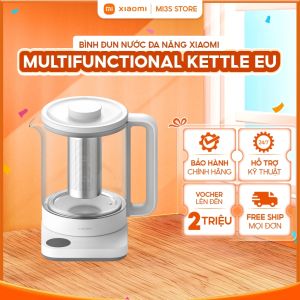 Ấm Đun Nước Đa Năng Xiaomi Multifunctional Kettle EU | 1.5L 800W 6 Chế Độ Lọc Trà Inox 304