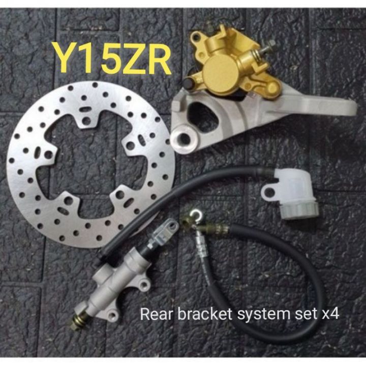 Y15zr Y15 REAR BRAKE SYSTEM SET X4 WITH DISC Yamaha Y15 Brake