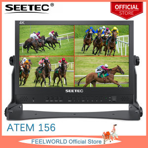 SEETEC ATEM156 15.6 Inch Live Streaming Broadcast Director Monitor 4 Groups HDMI Input Output ATEM Mini