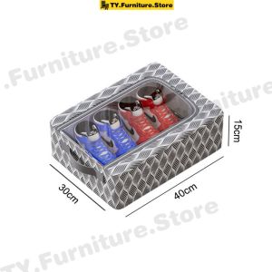 With Zipper Shoe Box Foldable Bed Bottom Dustproof Shoe Organizer for Home Shoe Rack Storage Box Bin No Installation Storage Box With Handle Thickened Material