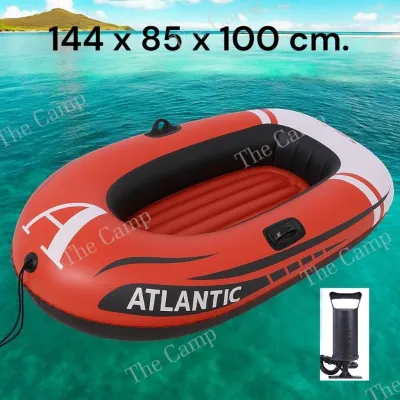 เรือยางเป่าลม เรือยางหาปลา Inflatable boat Atlantic Boat 100 (ส้ม)