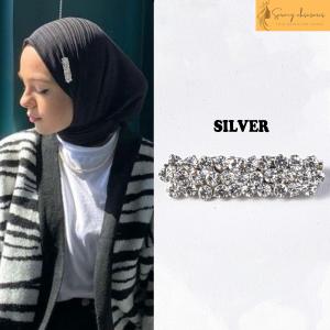 Bros Hijab Malaysia / gamis / kebaya / Krudung / Bros Peniti / model berlian tumpuk ( C 3033 )