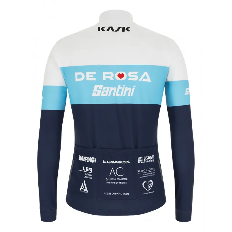 Stn Team De Rosa Mountain Bike Breathable Long Sleeve Cycling Jersey For Men Lazada