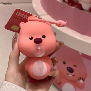 Loopy Bubble Blowing Keychain Girl Doll Pendant 2024 Schoolbag Pendant Small Jewelry Chain