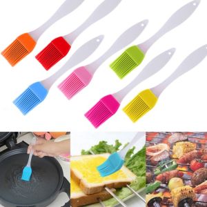 HOME BEST 1pc Silicone Pastry Brush Cook Pastry Oil Cream BBQ Tools Basting Brush Barbeque Baking Spatula Bakeware Tools Berus Pastri Masak Krim Minyak Alat Spekula 戶外燒烤刷 (1 pc) FZ1-0053