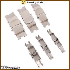 [Towering Pride] 10pcs Steel Crimp Jaw Hook Watch Band Clasps DIY Jewelry Connect Lace Buckle
