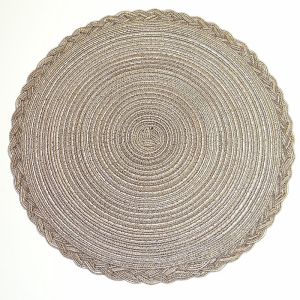 Modern Nordic Style 38cm Food Standard Grade PP Round Placemat Thermal insulator Anti-scald Mat For Dining Table Kitchen Mat