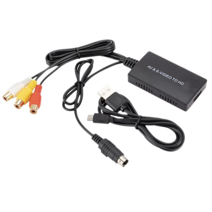 SVideo to HDMI Converter S-Video and 3RCA CVBS Composite to Audio
