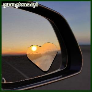 guangtemaoyi 1 bộ dễ thương hình trái tim gương chiếu hậu xe điểm mù Side View gương phụ trợ tự động phụ kiện cho suvs