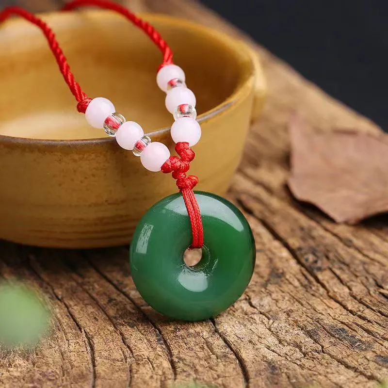 Jadeite Necklace, Red String Jade Necklace, Everyday Necklaces, Jade  Necklaces, String Necklaces - Etsy