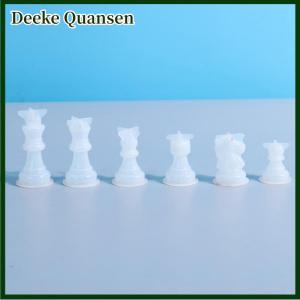 Deeke 1 chiếc khuôn cờ vua tự làm bằng nhựa epoxy pha lê khuôn cờ vua 3D bằng silicon