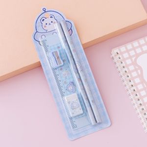 9In1 ChildrenS Pencil Stationery Set School Supplies ChildrenS Stationery Set Birthday Gift Portable Eraser Ruler
