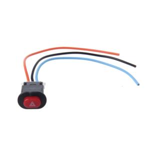 Xe máy công tắc đèn báo khẩn cấp đôi đèn nhấp nháy cảnh báo tín hiệu khẩn cấp 3 dây khóa nút công tắc an toàn