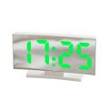 LED Electronic Clock Student Desktop Clock Simple Alarm Clock Curved Screen Clock Large Font Display 669. 