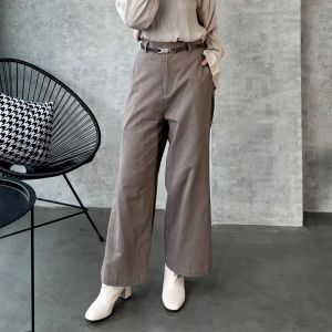 YEPPUOUTFIT - Minju Pants (BAWAHAN ONLY) | Basic Celana Kulot Linen Twill Hijab Skena Style Nyaman