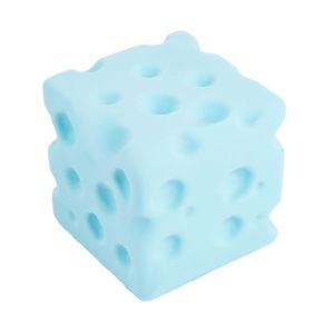 OKDEALS01 Super Soft Cheese Squeezed Cube 5/7cm PU Slow rebound Slow Rebound Fidget Toy Novelty Hand Relax Cheese Squishy Toy Office Desk Toy