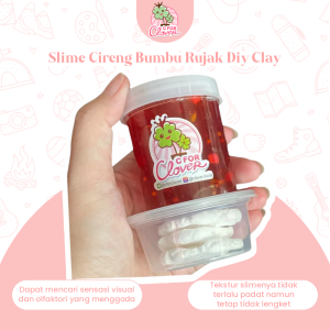 SLIME CIRENG BUMBU RUJAK DIY CLAY By CrofClover Kado Mainan Anak Laki Laki dan Perempuan Hadiah Ulang Tahun Ultah