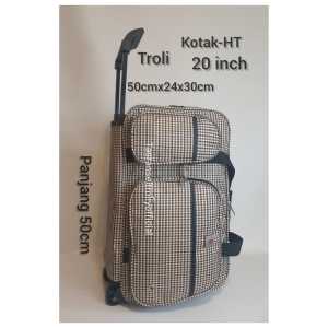 Tas Pakaian Troli Polo Interclub 50cmx24x30cm ukuran medium