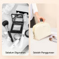 MINISO Tas Kosmetik Wanita Shell Tas Makeup Untuk Tas Travel Makeup. 