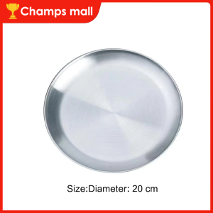 1Pcs 304 Stainless Steel Pizza Pan 6" to 15" Inchs Pizza Plate For Pizza