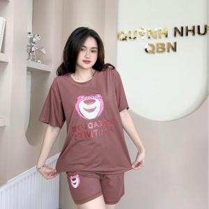 Set Đồ Bộ Nữ Mặc Nhà Quần Đùi Cotton Áo In Gấu Dâu 5 Màu Mặc Nhà Đi Chơi Đẹp Thời Trang Giá Rẻ Nhất Sale Ngay Tại Lazada