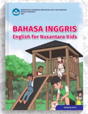 Buku Bahasa Inggris English For Nusantara Kids SD/MI Kelas 6 Kurikulum Merdeka