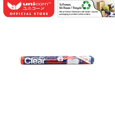 Unicorn PVC Clear Book Wrapper UBWC-340X10M