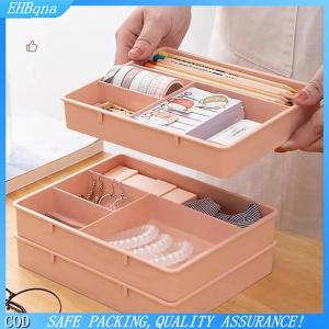 [COD] Desk Drawer Organizer Stackable Multi-cell Desktop Storage Bin Tray Multi-Purpose Divider Container for Household Office Home