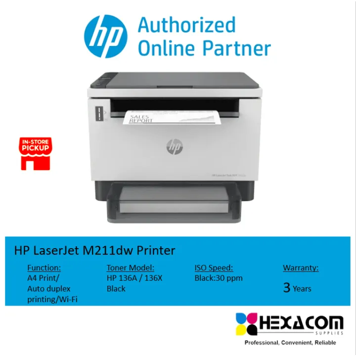 HP LaserJet M211d / M211dw Printer (Print Only)